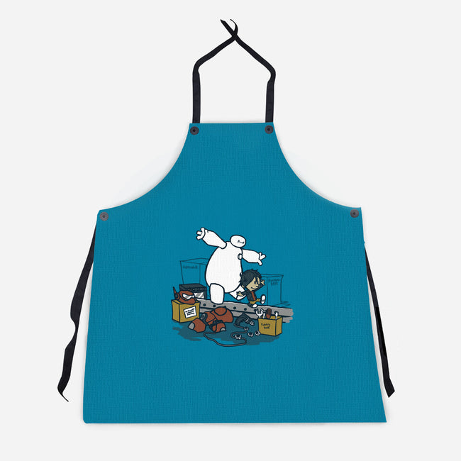 Hiro And Baymax-Unisex-Kitchen-Apron-Arinesart