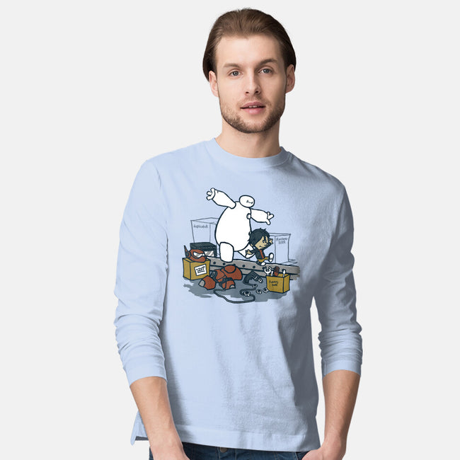 Hiro And Baymax-Mens-Long Sleeved-Tee-Arinesart