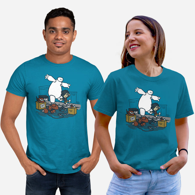 Hiro And Baymax-Unisex-Basic-Tee-Arinesart