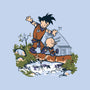 Goku And Krillin-None-Removable Cover w Insert-Throw Pillow-Arinesart