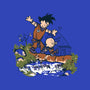 Goku And Krillin-None-Fleece-Blanket-Arinesart