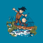 Goku And Krillin-None-Glossy-Sticker-Arinesart