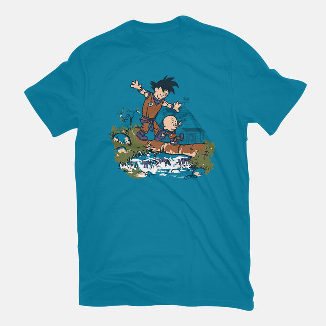 Goku And Krillin-Mens-Heavyweight-Tee-Arinesart