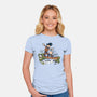 Goku And Krillin-Womens-Fitted-Tee-Arinesart