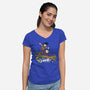 Goku And Krillin-Womens-V-Neck-Tee-Arinesart