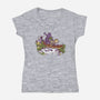 Alice And Friends-Womens-V-Neck-Tee-Arinesart