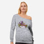 Alice And Friends-Womens-Off Shoulder-Sweatshirt-Arinesart