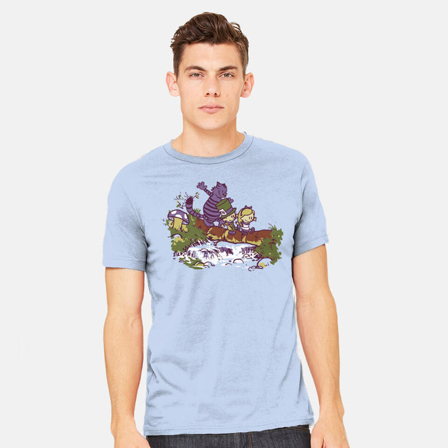 Alice And Friends-Mens-Heavyweight-Tee-Arinesart