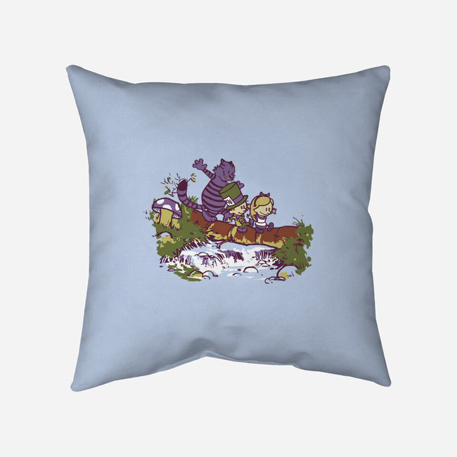 Alice And Friends-None-Removable Cover w Insert-Throw Pillow-Arinesart