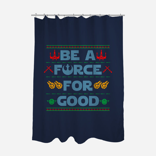 Be A Force For Good-None-Polyester-Shower Curtain-Boggs Nicolas