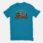 Hippo On The Shelf-Womens-Fitted-Tee-Boggs Nicolas