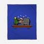 Hippo On The Shelf-None-Fleece-Blanket-Boggs Nicolas