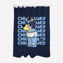 Chill Blue Heeler-None-Polyester-Shower Curtain-estudiofitas