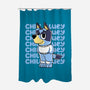 Chill Blue Heeler-None-Polyester-Shower Curtain-estudiofitas