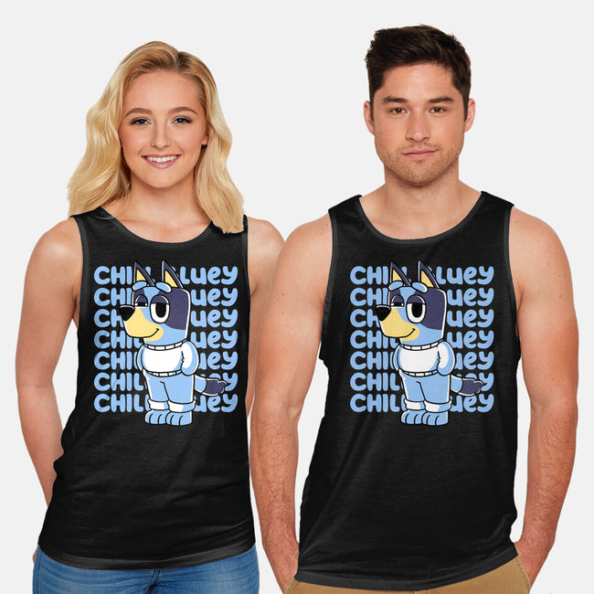 Chill Blue Heeler-Unisex-Basic-Tank-estudiofitas