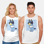 Chill Blue Heeler-Unisex-Basic-Tank-estudiofitas