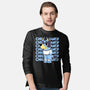 Chill Blue Heeler-Mens-Long Sleeved-Tee-estudiofitas