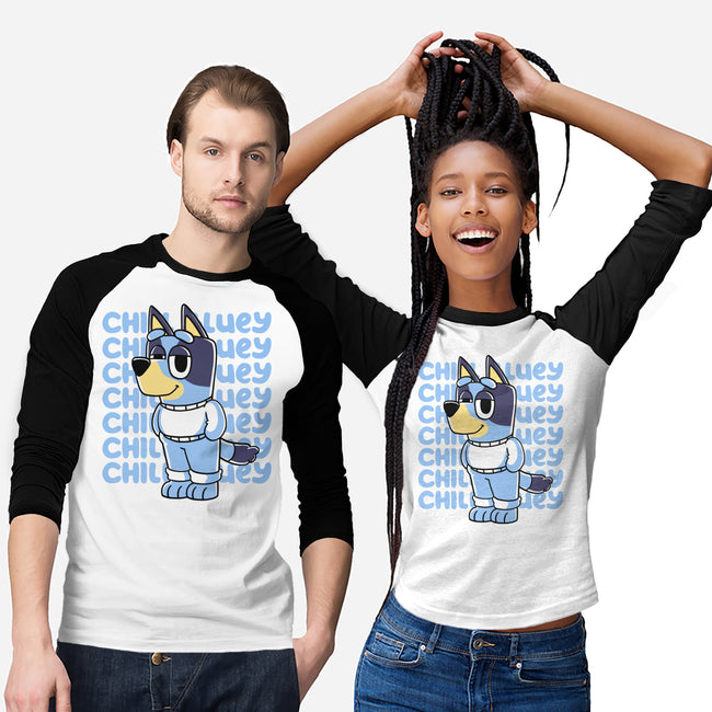 Chill Blue Heeler-Unisex-Baseball-Tee-estudiofitas