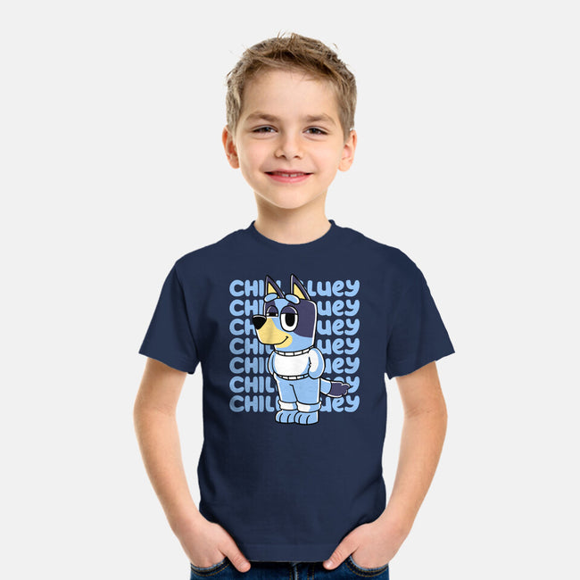 Chill Blue Heeler-Youth-Basic-Tee-estudiofitas