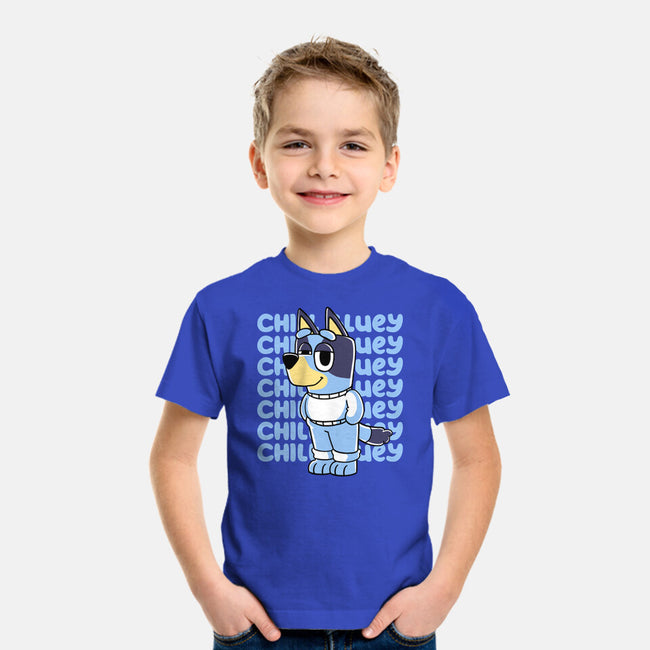 Chill Blue Heeler-Youth-Basic-Tee-estudiofitas