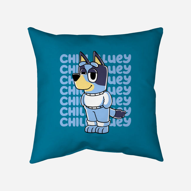 Chill Blue Heeler-None-Removable Cover w Insert-Throw Pillow-estudiofitas