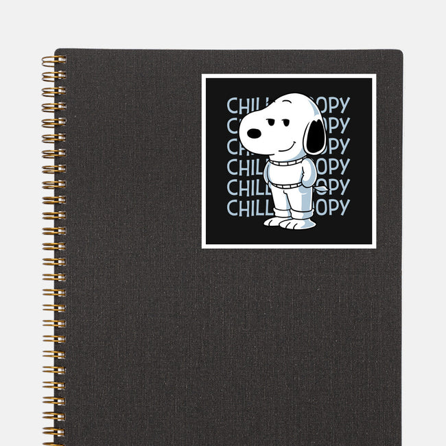 Chill Beagle-None-Glossy-Sticker-estudiofitas