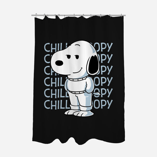 Chill Beagle-None-Polyester-Shower Curtain-estudiofitas