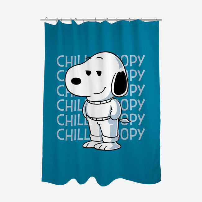 Chill Beagle-None-Polyester-Shower Curtain-estudiofitas