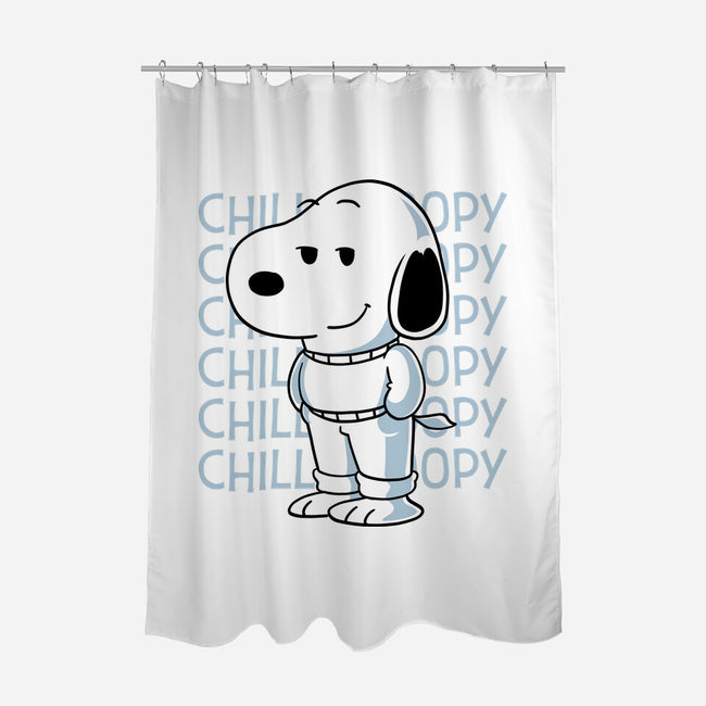 Chill Beagle-None-Polyester-Shower Curtain-estudiofitas