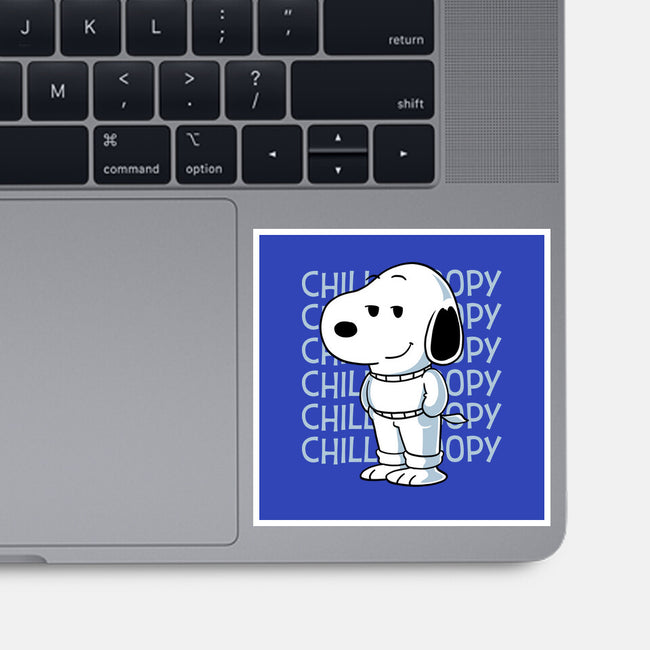 Chill Beagle-None-Glossy-Sticker-estudiofitas