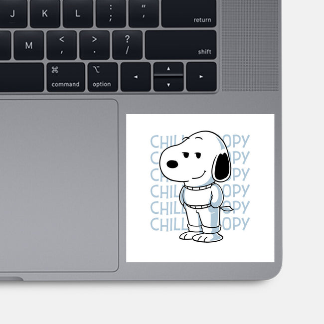 Chill Beagle-None-Glossy-Sticker-estudiofitas