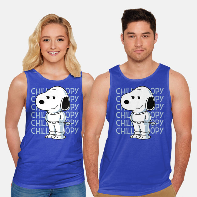 Chill Beagle-Unisex-Basic-Tank-estudiofitas