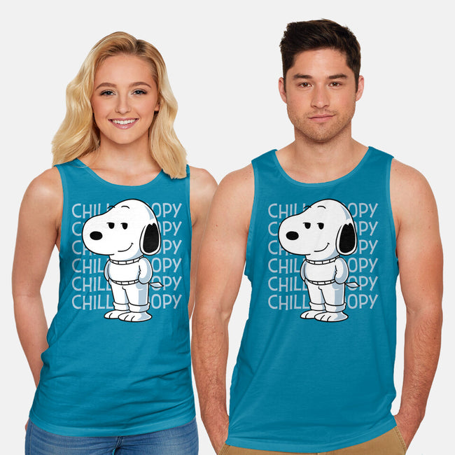 Chill Beagle-Unisex-Basic-Tank-estudiofitas