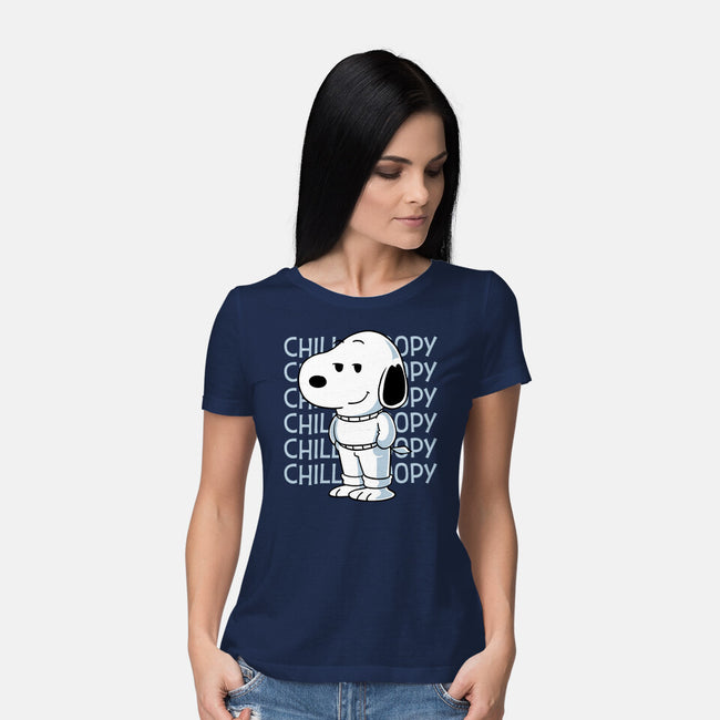 Chill Beagle-Womens-Basic-Tee-estudiofitas