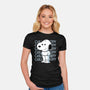 Chill Beagle-Womens-Fitted-Tee-estudiofitas