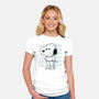 Chill Beagle-Womens-Fitted-Tee-estudiofitas