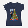 Merry Chaos-Womens-V-Neck-Tee-Tronyx79