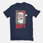 Here's Santa-Womens-Fitted-Tee-Barbadifuoco