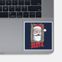 Here's Santa-None-Glossy-Sticker-Barbadifuoco