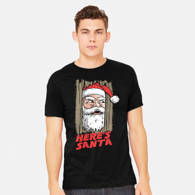 Here's Santa-Mens-Heavyweight-Tee-Barbadifuoco