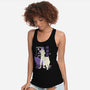 Wolf Invocation-Womens-Racerback-Tank-yumie