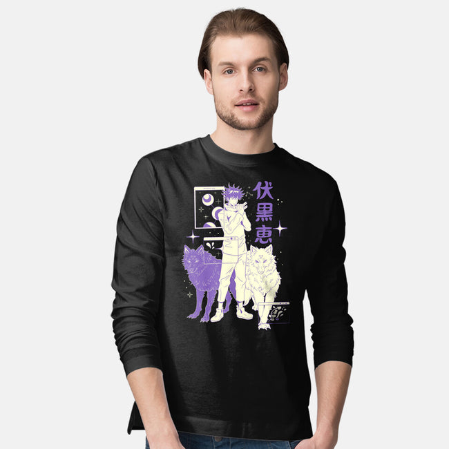 Wolf Invocation-Mens-Long Sleeved-Tee-yumie