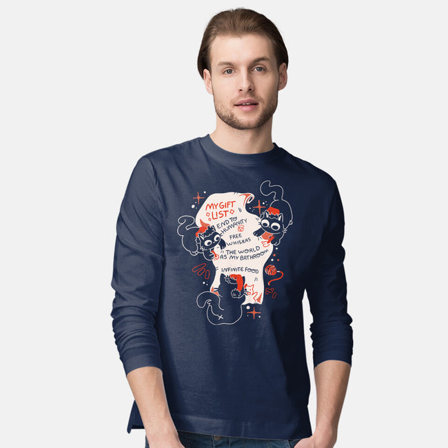 My Gift List-Mens-Long Sleeved-Tee-yumie