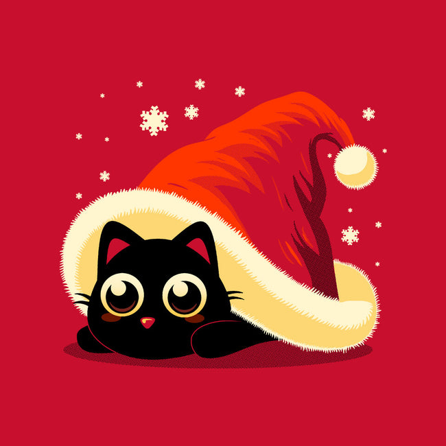 Kitty Xmas Hat-None-Glossy-Sticker-erion_designs