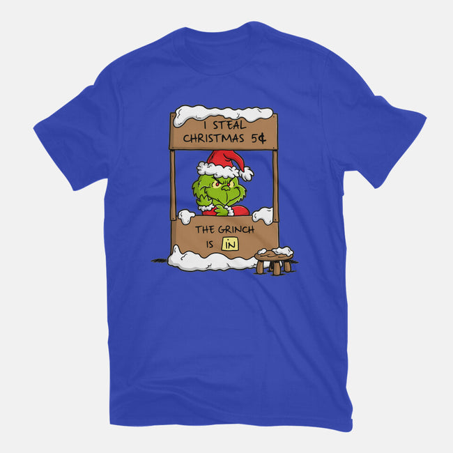 Grinch Help-Womens-Basic-Tee-Barbadifuoco