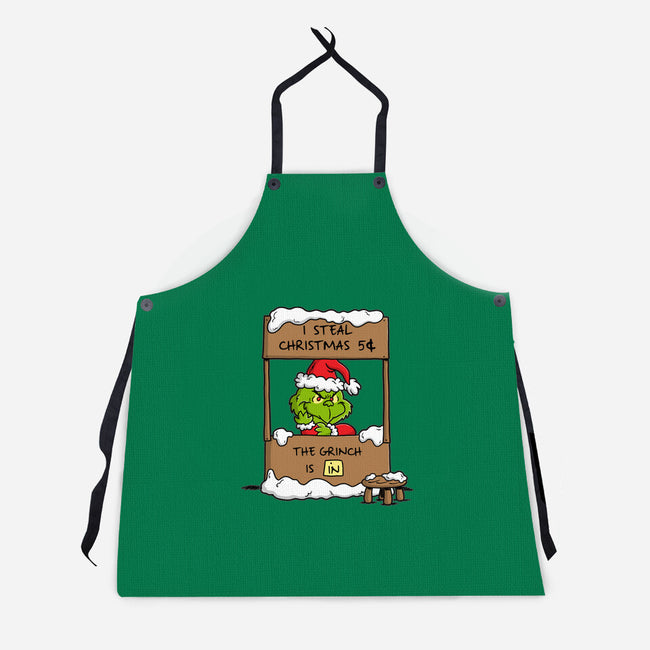 Grinch Help-Unisex-Kitchen-Apron-Barbadifuoco