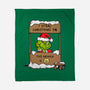 Grinch Help-None-Fleece-Blanket-Barbadifuoco