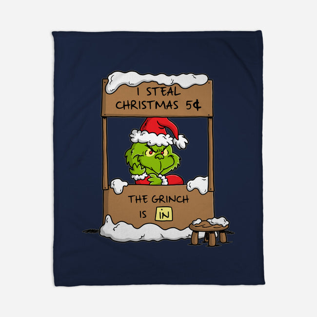 Grinch Help-None-Fleece-Blanket-Barbadifuoco