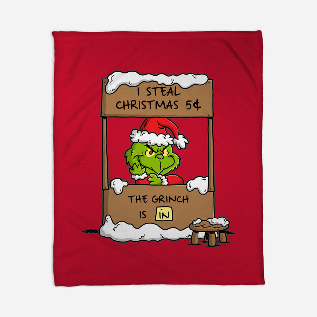 Grinch Help-None-Fleece-Blanket-Barbadifuoco