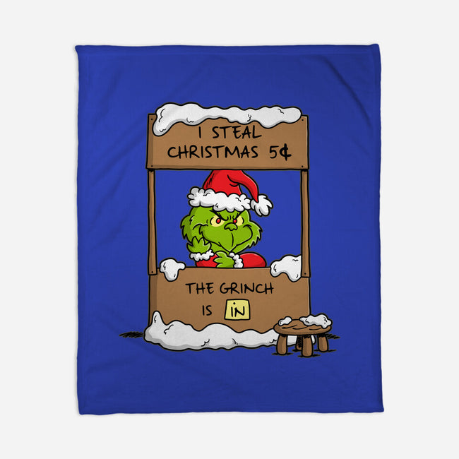 Grinch Help-None-Fleece-Blanket-Barbadifuoco